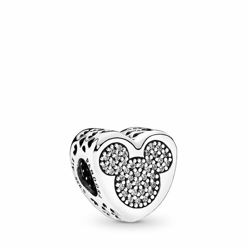 Talismane Pandora Disney Mickey & Minnie True Love Argint (CzdZDIQL)